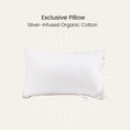 Load image into Gallery viewer, Silver Infused Organic Cotton Exclusive Pillow