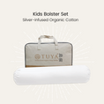Load image into Gallery viewer, Silver Infused Organic Cotton Kids Bolster Set
