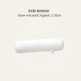 Load image into Gallery viewer, Silver Infused Organic Cotton Kids Bolster