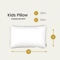 Load image into Gallery viewer, Silver Infused Organic Cotton Kids Vertebral Guard Pillow Set