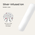 Load image into Gallery viewer, Silver Infused Organic Cotton Kids Bolster