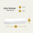 Load image into Gallery viewer, Silver Infused Organic Cotton Kids Bolster Set