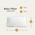 Load image into Gallery viewer, Silver Infused Organic Cotton Baby Vertebral Guard Pillow
