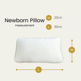 Load image into Gallery viewer, Silver Infused Organic Cotton Newborn Vertebral Guard Pillow
