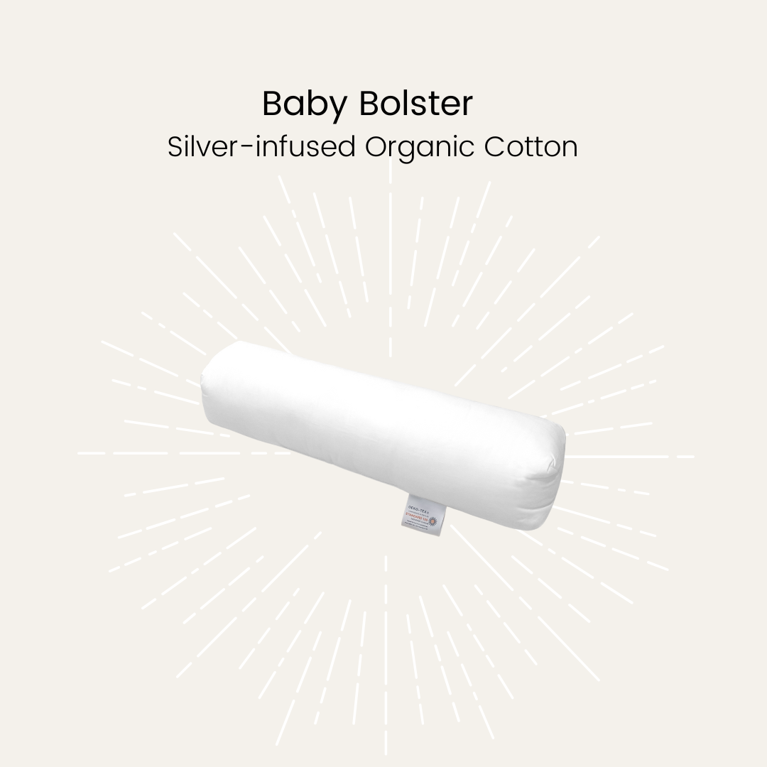 Silver Infused Organic Cotton Baby Bolster