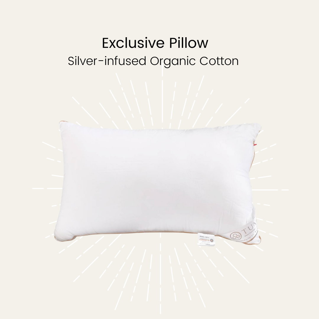 Silver Infused Organic Cotton Exclusive Pillow