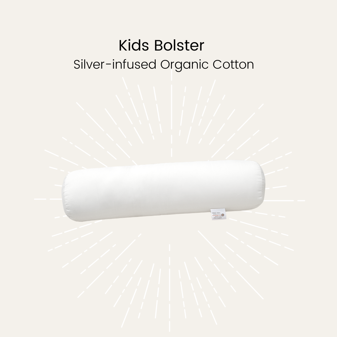 Silver Infused Organic Cotton Kids Bolster