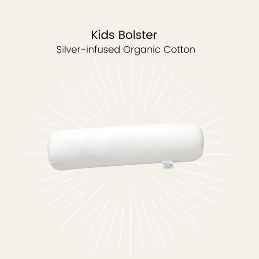Silver Infused Organic Cotton Kids Bolster