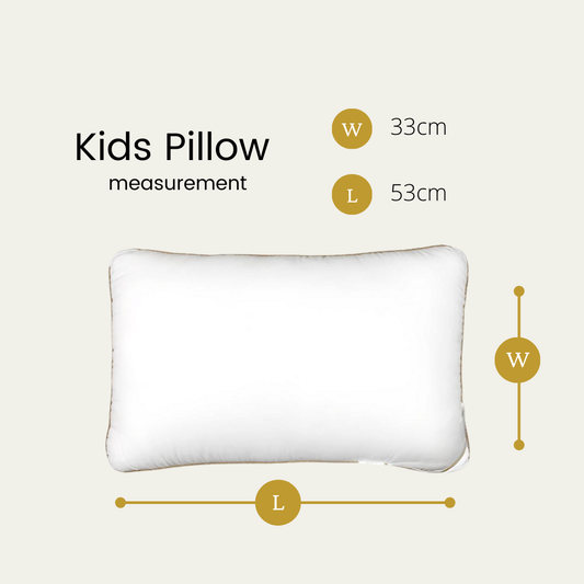 Silver Infused Organic Cotton Kids Vertebral Guard Pillow