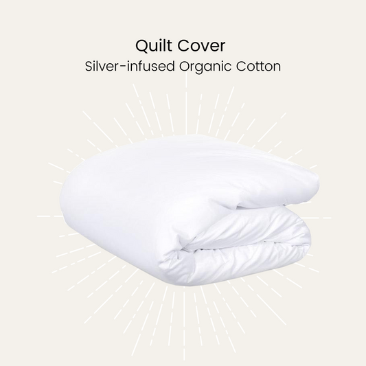 Silver Infused Organic Cotton Quilt Cover