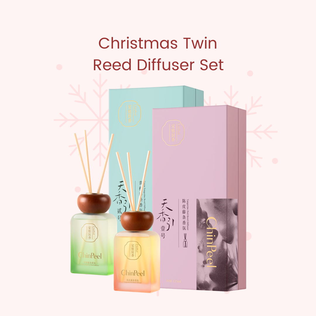 Christmas Twin Reed Diffuser Set