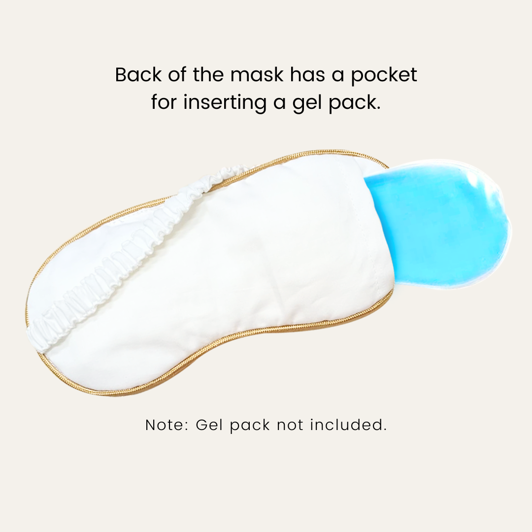 Silver Infused Organic Cotton Eye Mask