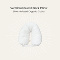 Load image into Gallery viewer, Silver Infused Organic Cotton Vertebral Guard Neck Pillow
