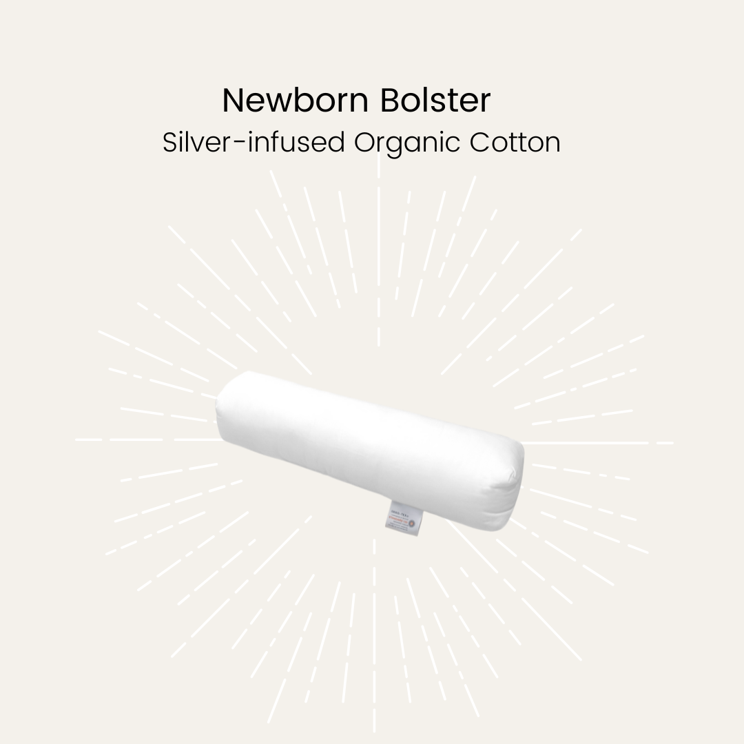 Silver Infused Organic Cotton Newborn Bolster