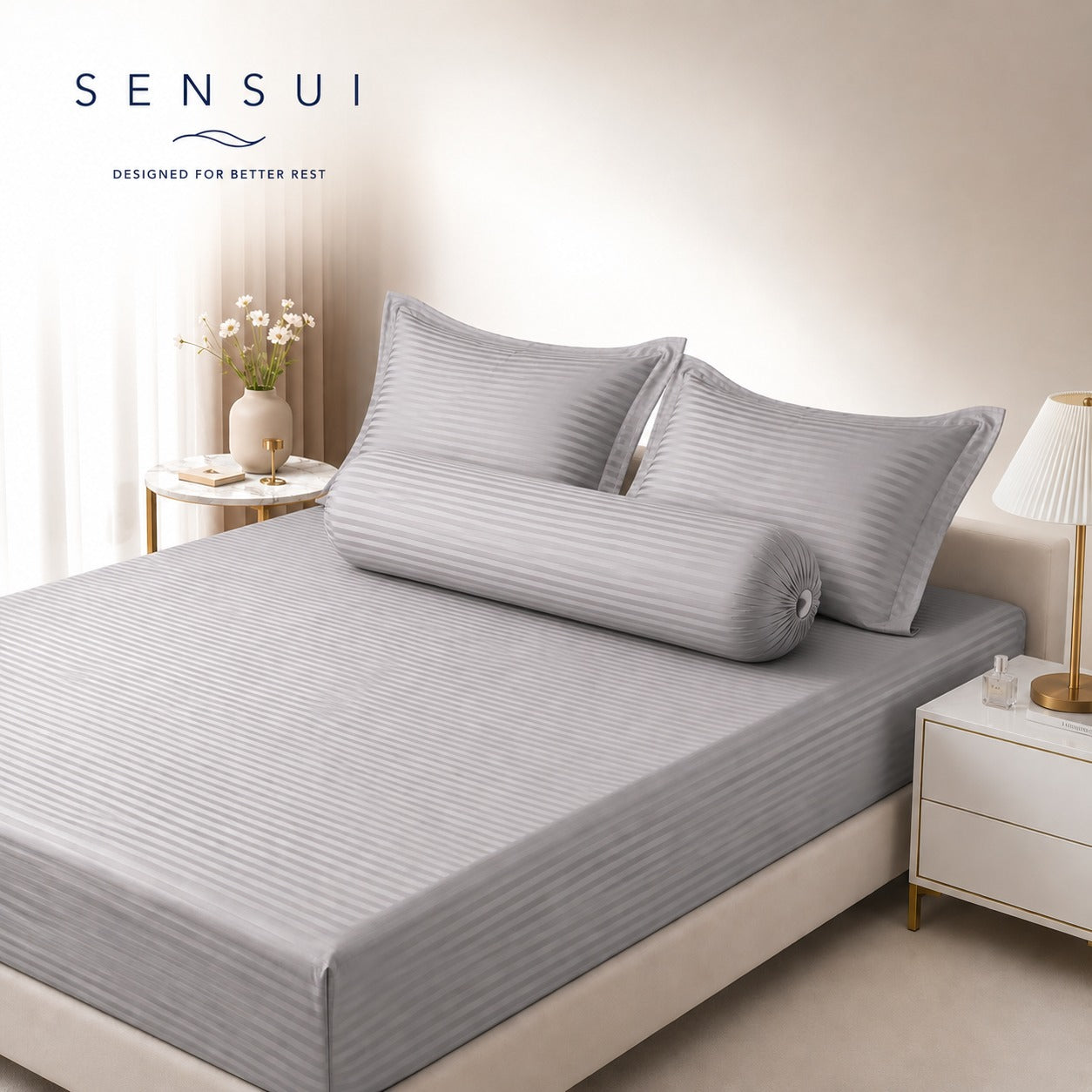 SENSUI Microtex 3-in-1 Bedding Set