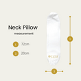 Load image into Gallery viewer, Silver Infused Organic Cotton Vertebral Guard Neck Pillow

