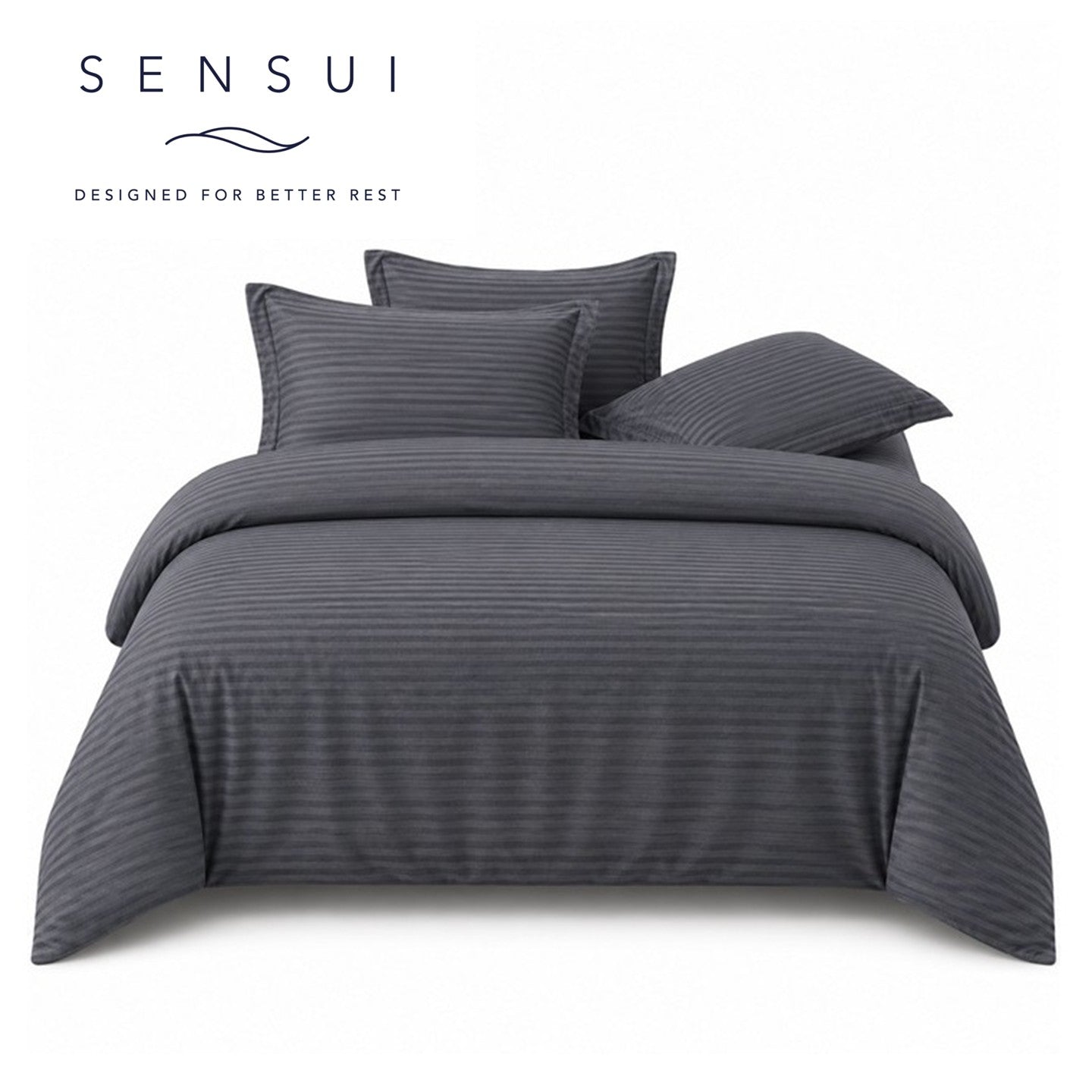 SENSUI Microtex 4-in-1 Comforter Bedding Set