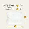 Load image into Gallery viewer, Silver Infused Organic Cotton Baby Vertebral Guard Pillow Case
