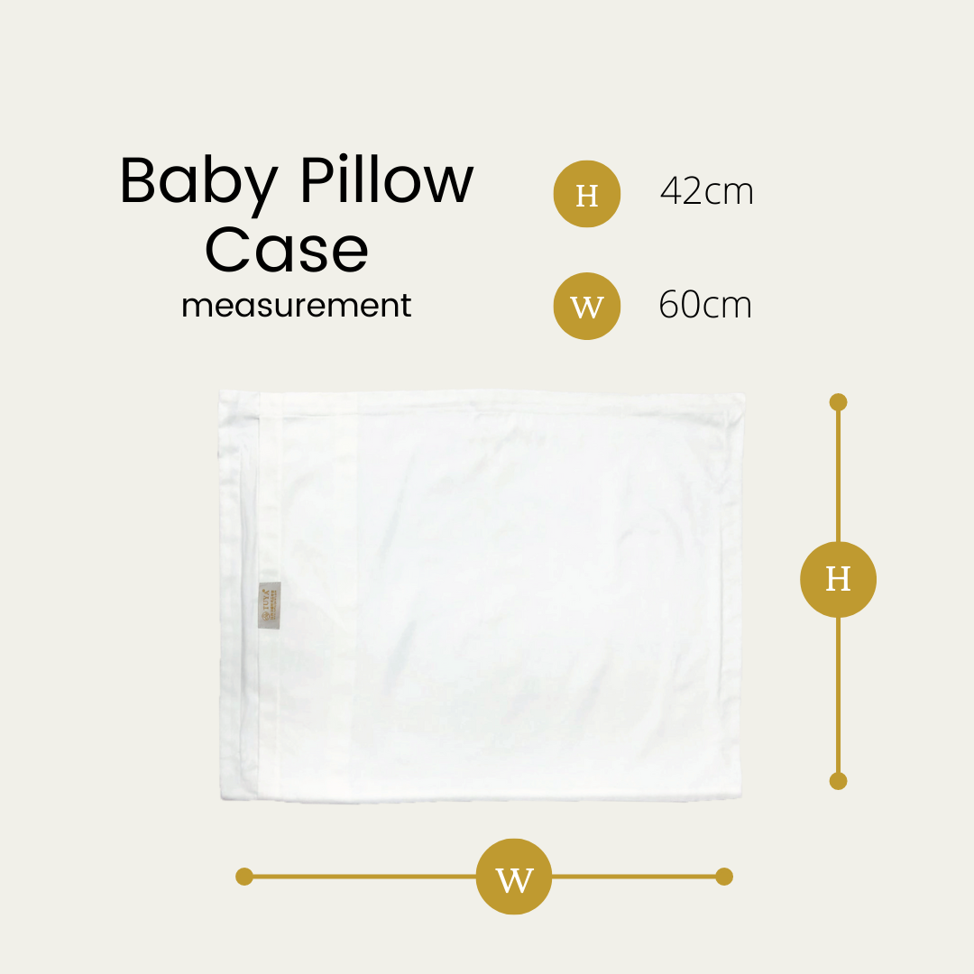 Silver Infused Organic Cotton Baby Vertebral Guard Pillow Case