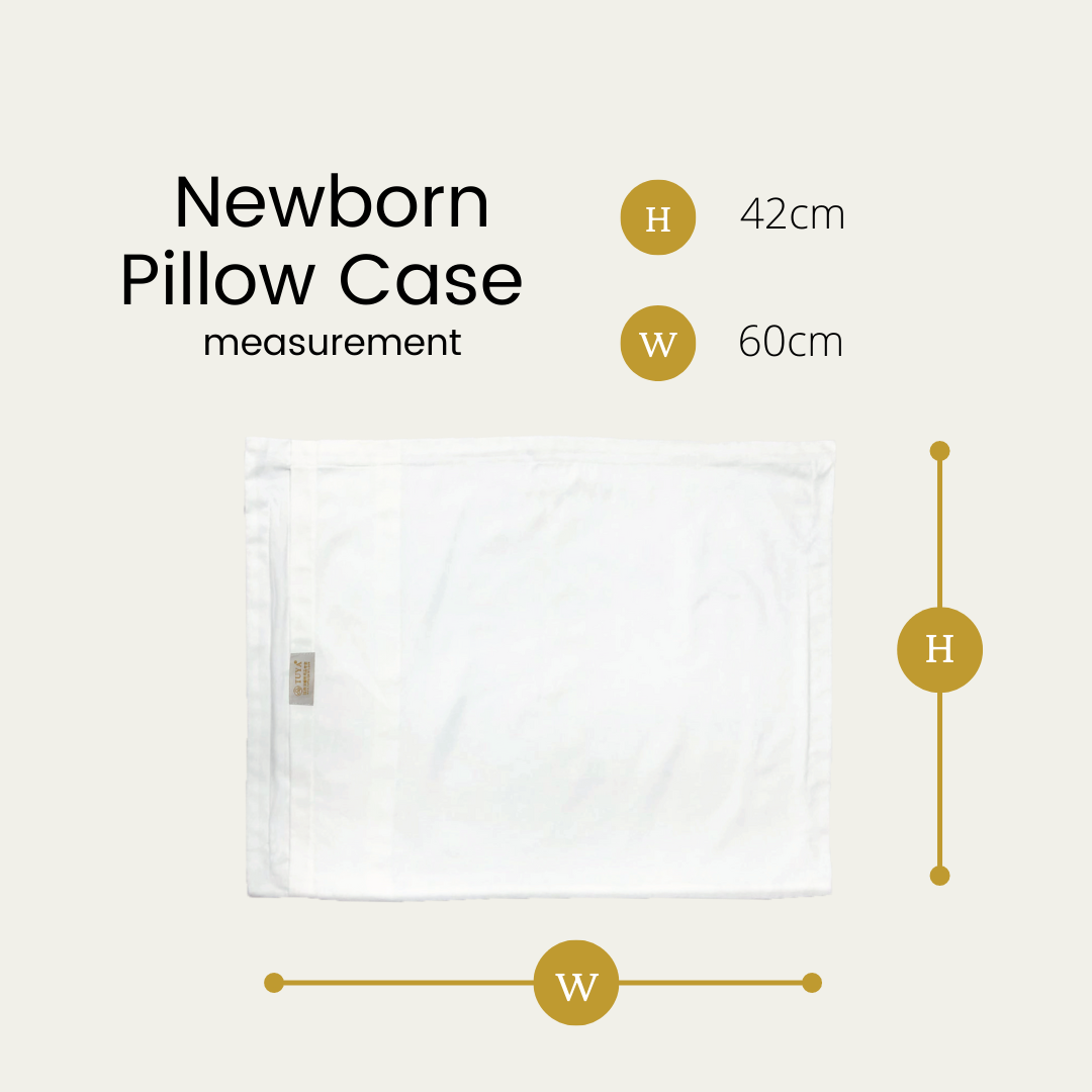 Silver Infused Organic Cotton Newborn Vertebral Guard Pillow Case