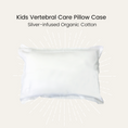 Load image into Gallery viewer, Silver Infused Organic Cotton Kids Vertebral Care Pillow Case

