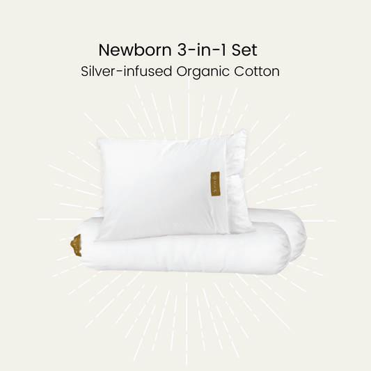 Silver Infused Organic Cotton Newborn 3-in-1 Set