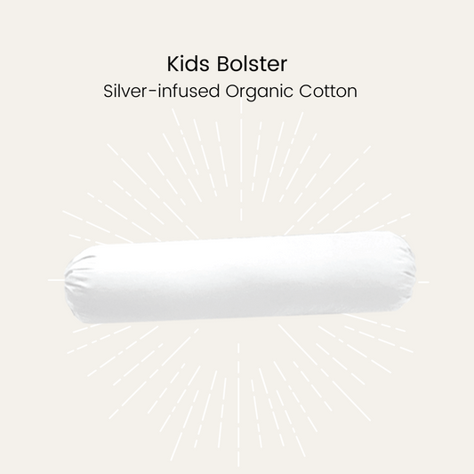 Silver Infused Organic Cotton Kids Bolster
