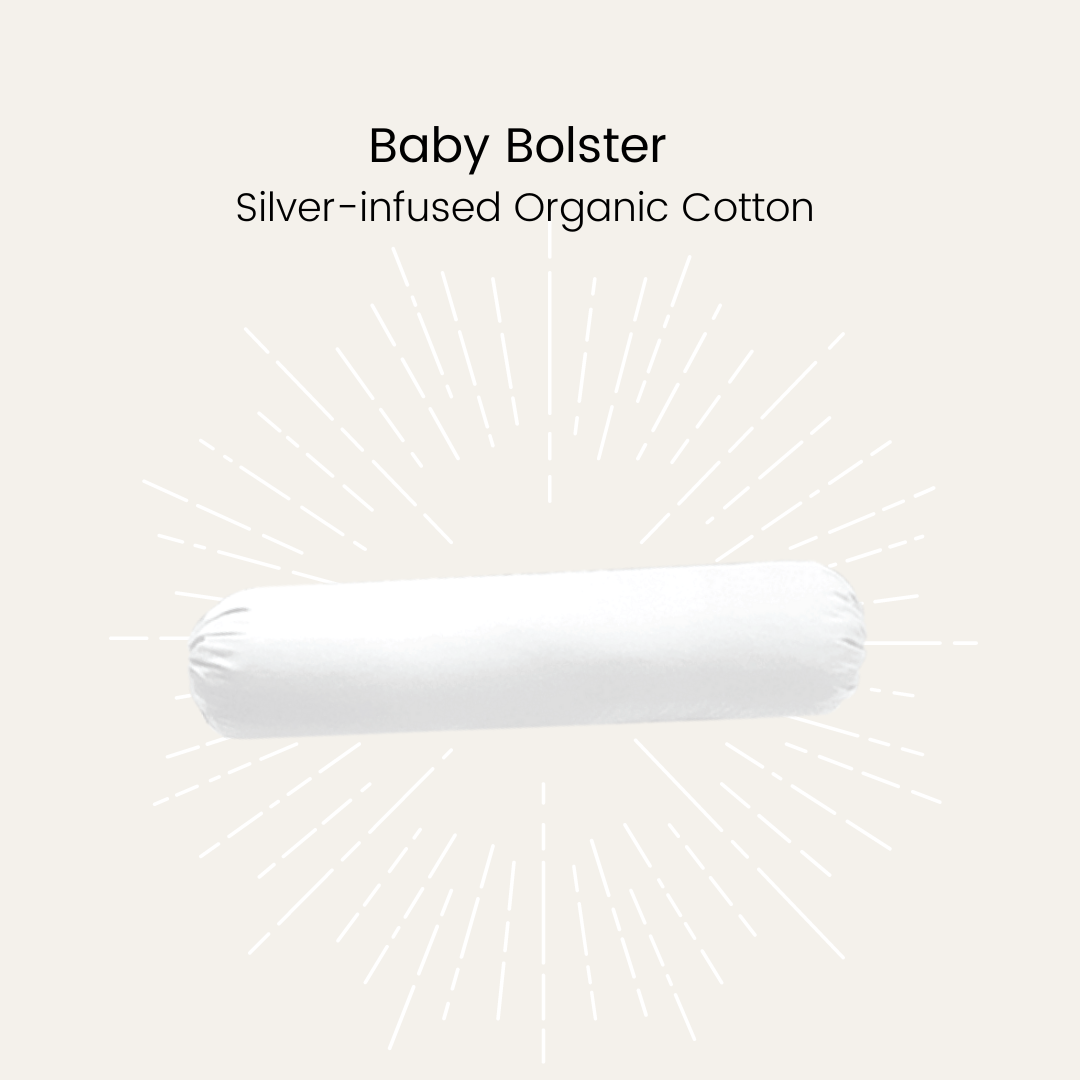 Silver Infused Organic Cotton Baby Bolster