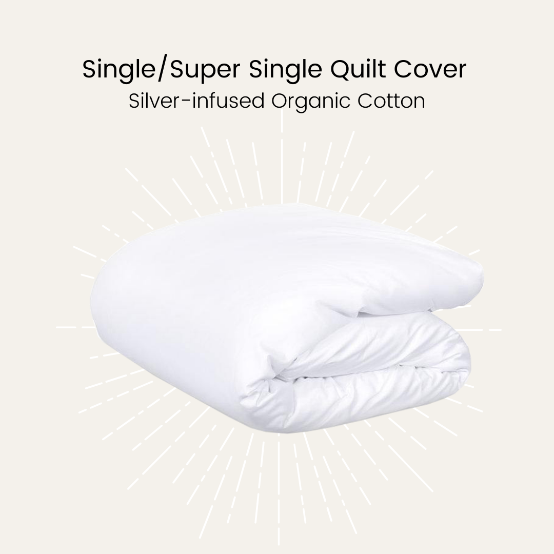Silver Infused Organic Cotton Quilt Cover