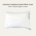 Load image into Gallery viewer, Silver Infused Organic Cotton Vertebral Guard Pillow Case
